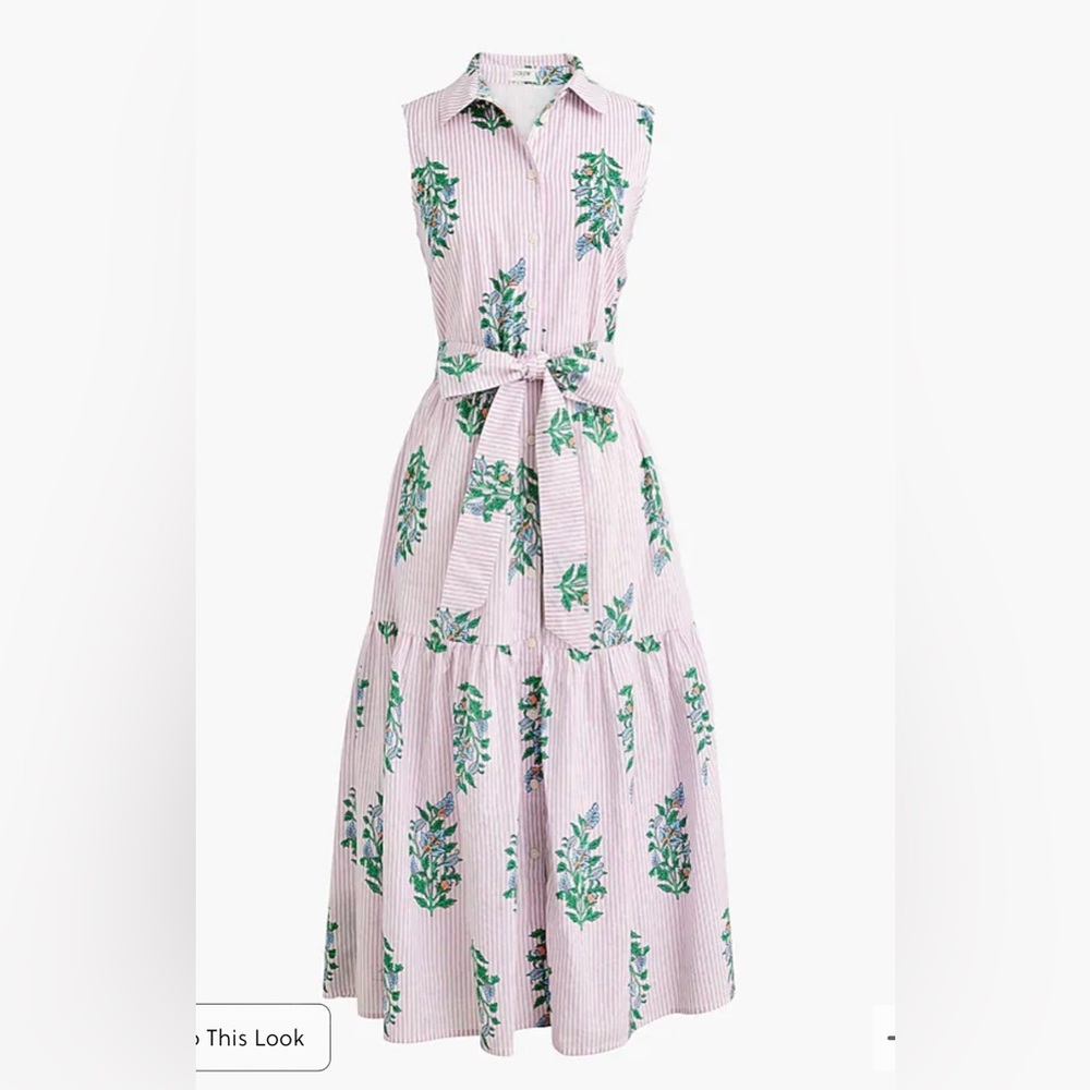 Brand new J, Crew Factory Collared Midi Dress!!